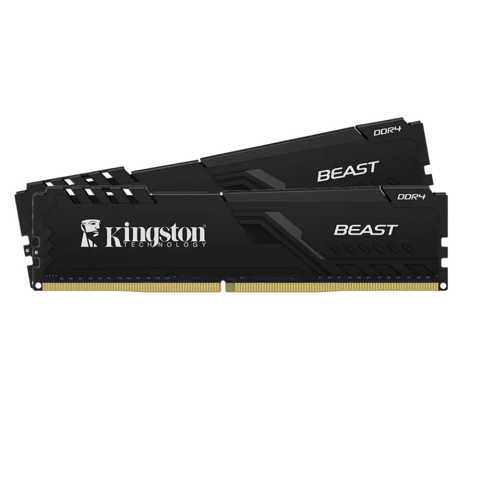 KINGSTON 16GB (2X 8GB) DDR4 3600MHZ CL17 PC RAM BEAST KF436C17BBK2/16TR