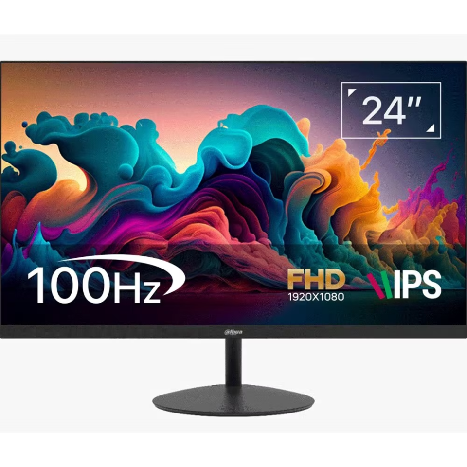 DAHUA 23.8'' IPS LM24-A201Y 5ms 100Hz FullHD VGA HDMI EV Ofis Tipi Monitör (1920x1080)