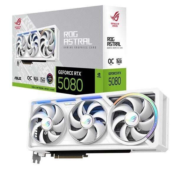 ASUS ROG ASTRAL 16GB RTX 5080 016G GDDR7 256BİT WHITE EDITION