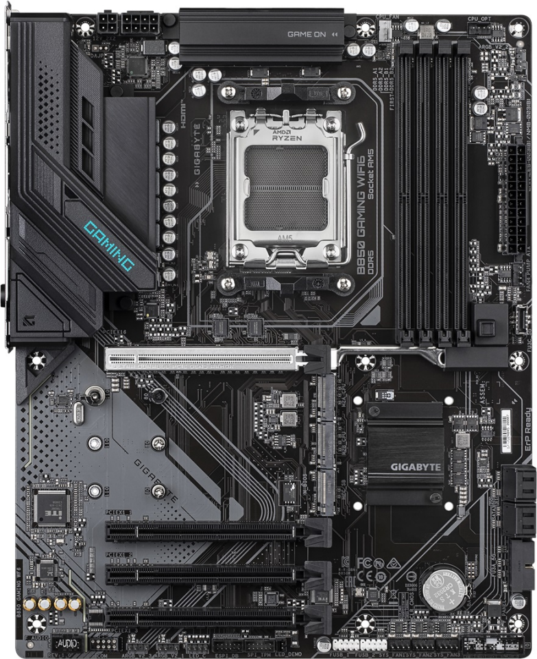 GIGABYTE B850 GAMING WIFI6 DDR5 HDMI DP PCIE 5.0 AM5 ATX