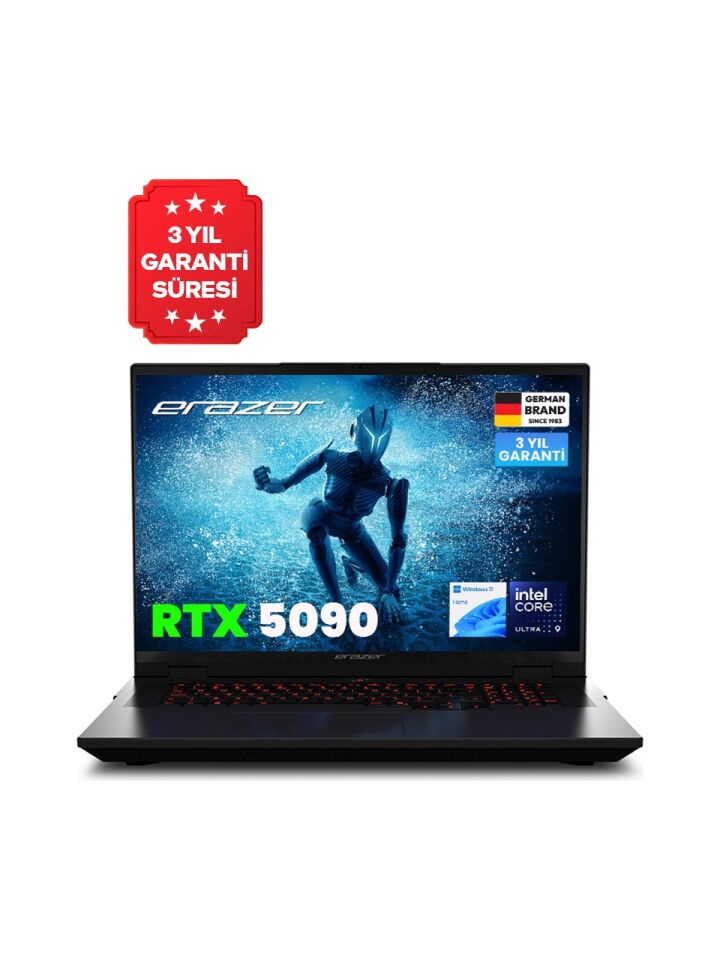 ERAZER 18'' ULTRA 9 275HX-32GB DDR5 RAM-2TB NVME-12GB RTX5070TI-W11H / Beast 18 X1 MD62746