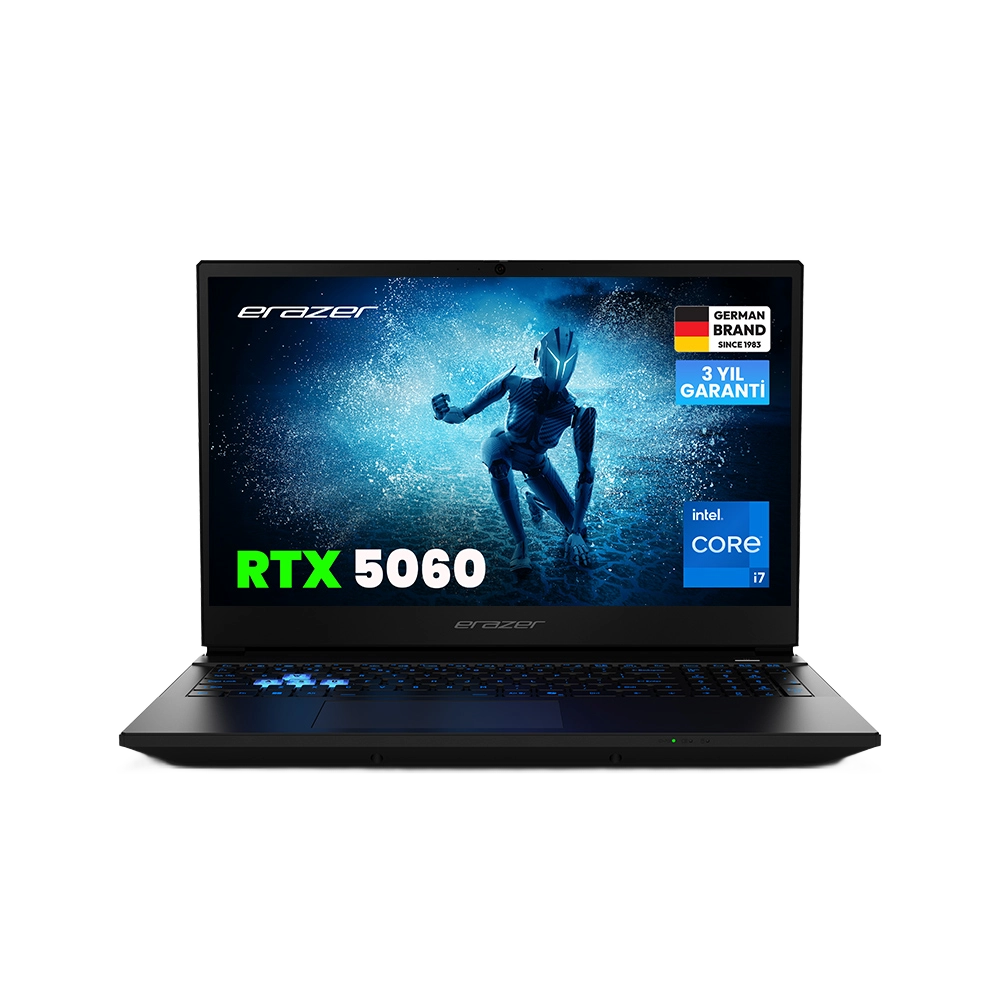 ERAZER 15.6'' CORE i7 13620H-16GB DDR5 RAM-1TB NVME-8GB RTX5060-FDOS / Deputy 15 P1 MD600004