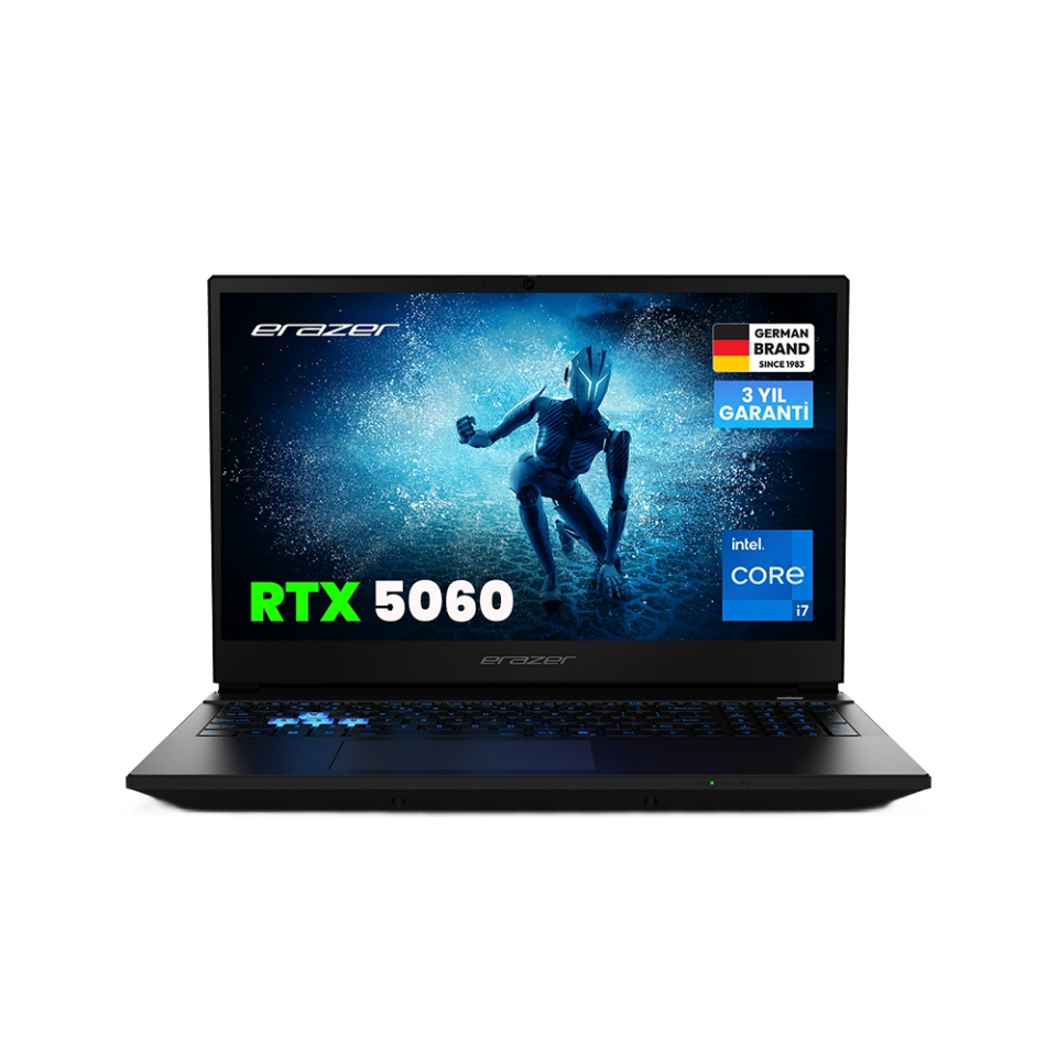 ERAZER 15.6'' CORE i7 13620H-16GB DDR5 RAM-1TB NVME-8GB RTX5060-FDOS / Deputy 15 P1 MD600004