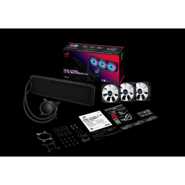 ASUS TUF GAMING LC LII 360 ARGB AURA SYNC RGB 120MM*2 ADRESLENEBİLİR FAN CPU SIVI SOGUTUCU