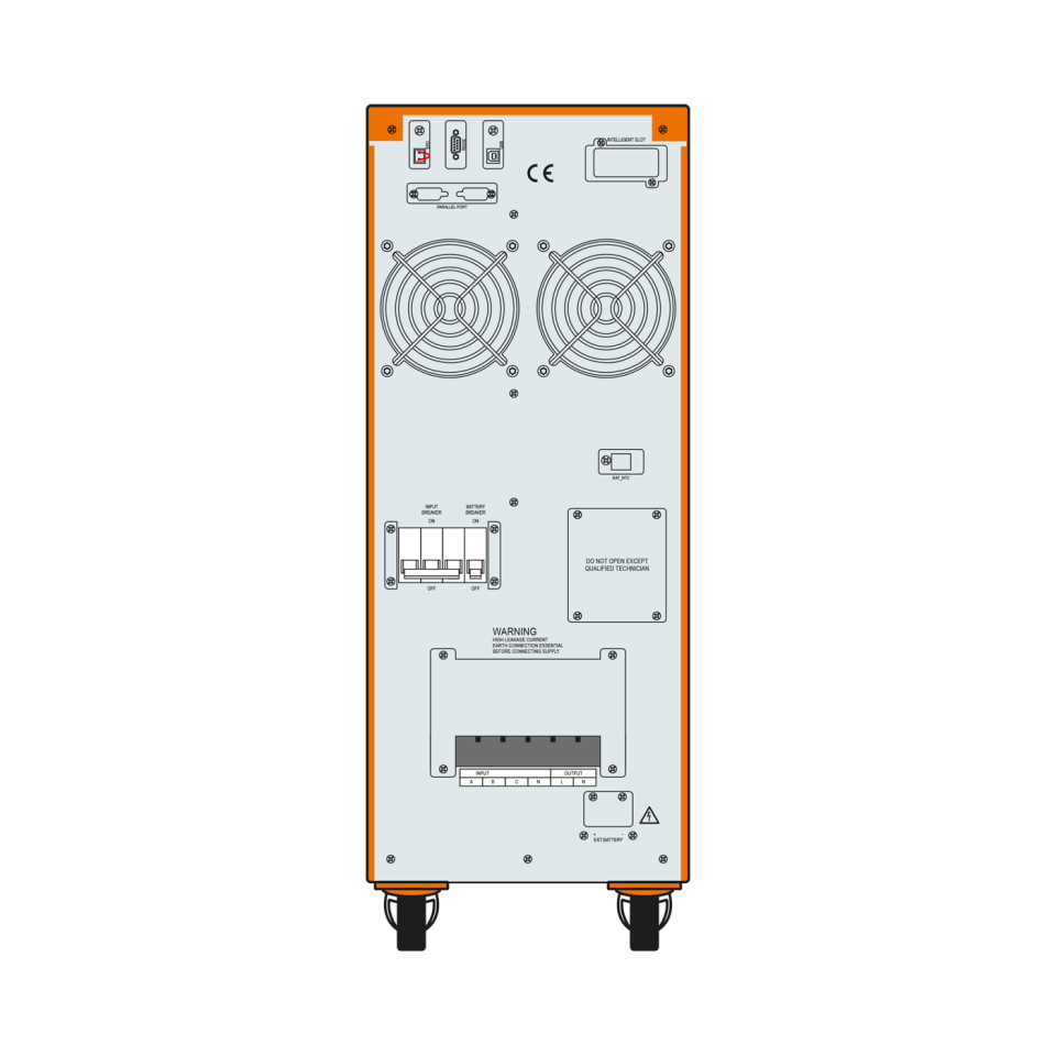 MAKELSAN 10kva Powerpack Se 1/1 Online Ups 12v 9amper Ücretsiz Kurulum