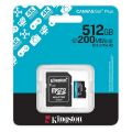 KINGSTON 512GB  CANVASGO+ SDCG4/512GB MICRO-SD HAFIZA KARTI
