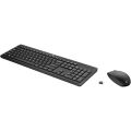 HP 1Y4D0UT Kablosuz Q Trk Optic Mouse Siyah Multimedya Klavye - Mouse Set 255
