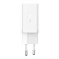 BASEUS GAN5 PRO CCGP180102 40W DUVAR TİPİ HIZLI ŞARJ CİHAZI BEYAZ 2X TYPE-C