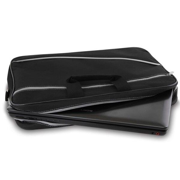 SNOPY DR-500 15.6'' Kumaş Siyah-Gri Notebook Çantası