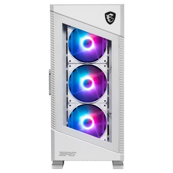 MSI MPG VELOX 100R WHITE TEMPERLİ CAM ARGB PSU YOK 3X120MM 1X120MM FAN GAMING BİLGİSAYAR KASASI