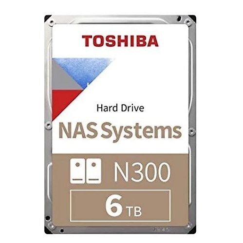TOSHIBA 3.5'' 6TB N300 HDWG460UZSVA 7200 RPM 256MB SATA-3 NAS Diski