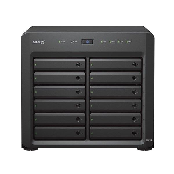 SYNOLOGY 12diskli Ryzen V1500B-32GB RAM-4-Gigabit Nas Server DS2422 PLUS (48134)