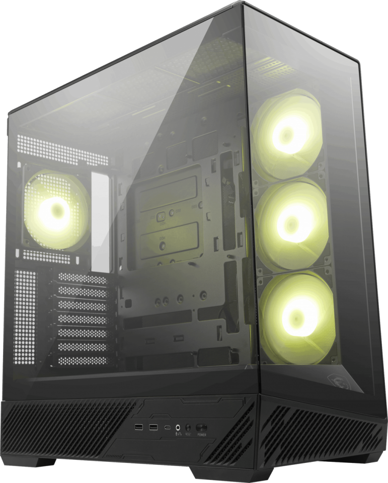 MSI MAG PANO 130R PZ PANORAMIK GAMING MID-TOWER PC KASASI SİYAH