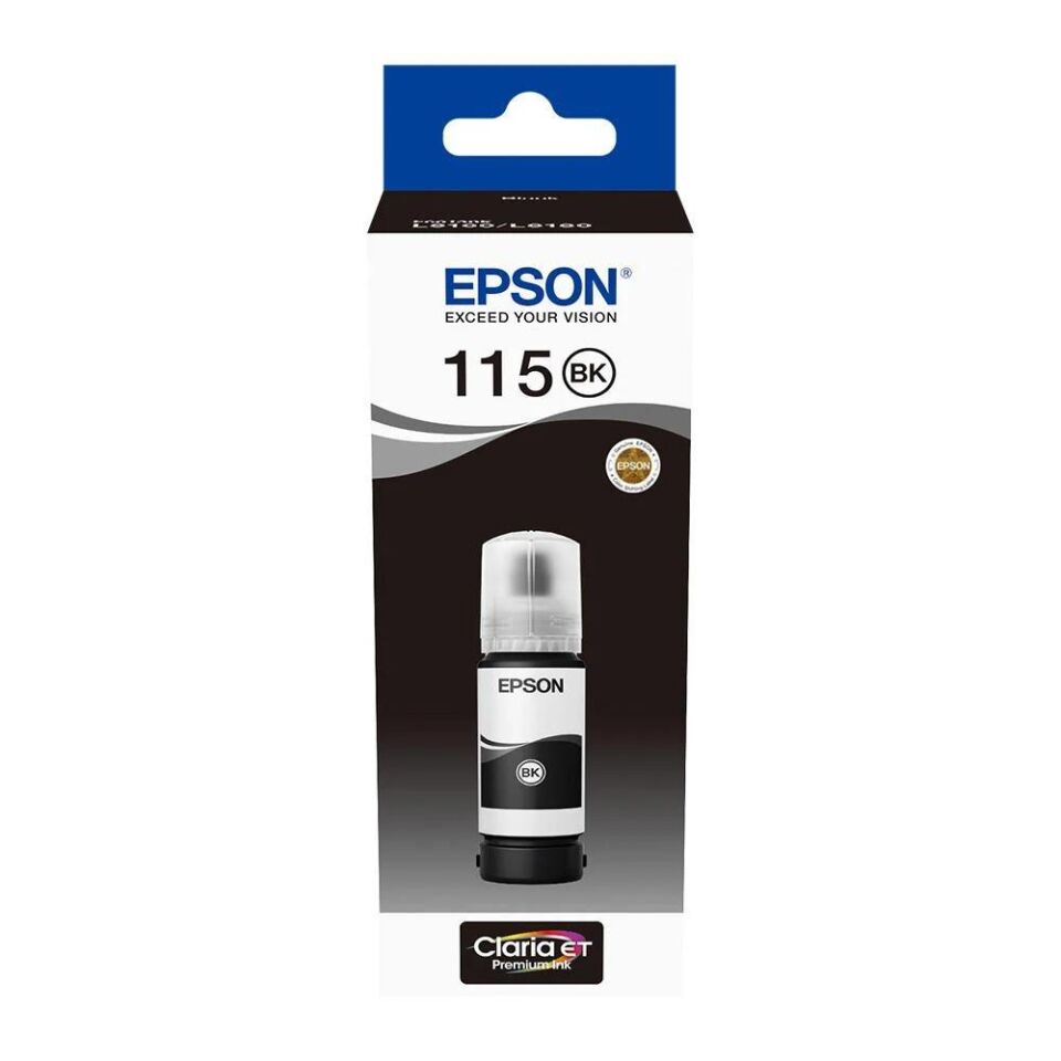 Epson C13T07C14A Siyah 115 Şişe Mürekkep