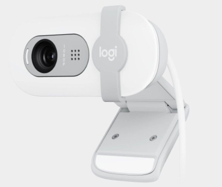 LOGITECH 2MP BRIO 100 Dahili Mikrofonlu Webcam Beyaz 960-001617