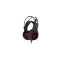 Msı Gg Ds502 Gamıng Headset 7.1 Cevresel Ses 2X40mm Surucu Kırmızı Dragon Led Aydınlatma Kablo Kumanda Mıkrofon 2M Orgu Kablo Usb Baglantı Oyuncu Kulakustu Kulaklık