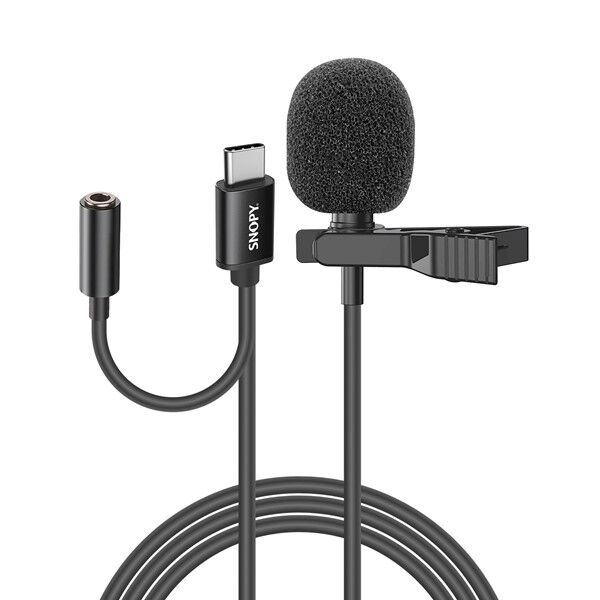 SNOPY SN-MTK45 TypeC Yaka Mikrofonu