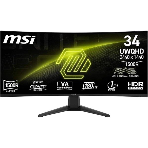 MSI 34'' VA MAG 346CQ 1MS 180HZ HDMI-DP KAVISLI GAMING MONİTÖR 3440X1440