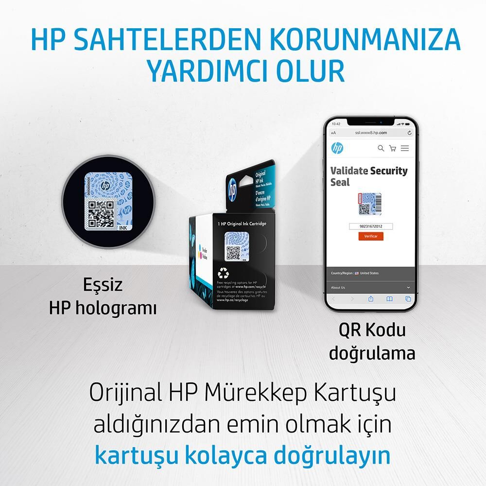 HP 47 Renkli Kartuş 6ZD61AE