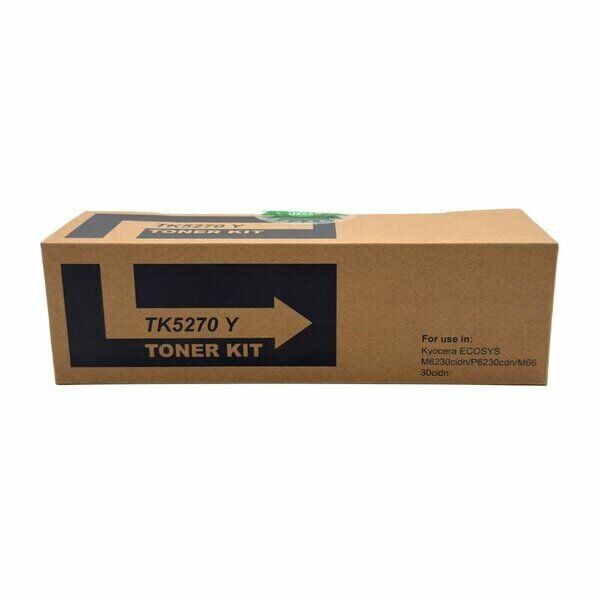 Tonerkopi Kyocera TK 5270/TK5270 YL Muadil Toner (Baskı Kapasitesi 6000 Syf.)