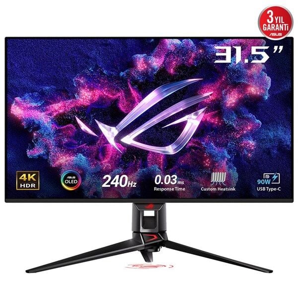 ASUS 31.5'' ROG SWITFT OLED PG32UCDM 0.03MS 240HZ HDMI-DP USBC GAMING MONİTÖR 3840X2160