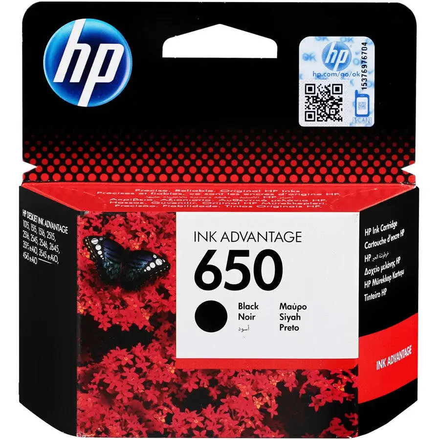 Hp CZ101AE Mürekkep Kartuş Siyah (650)