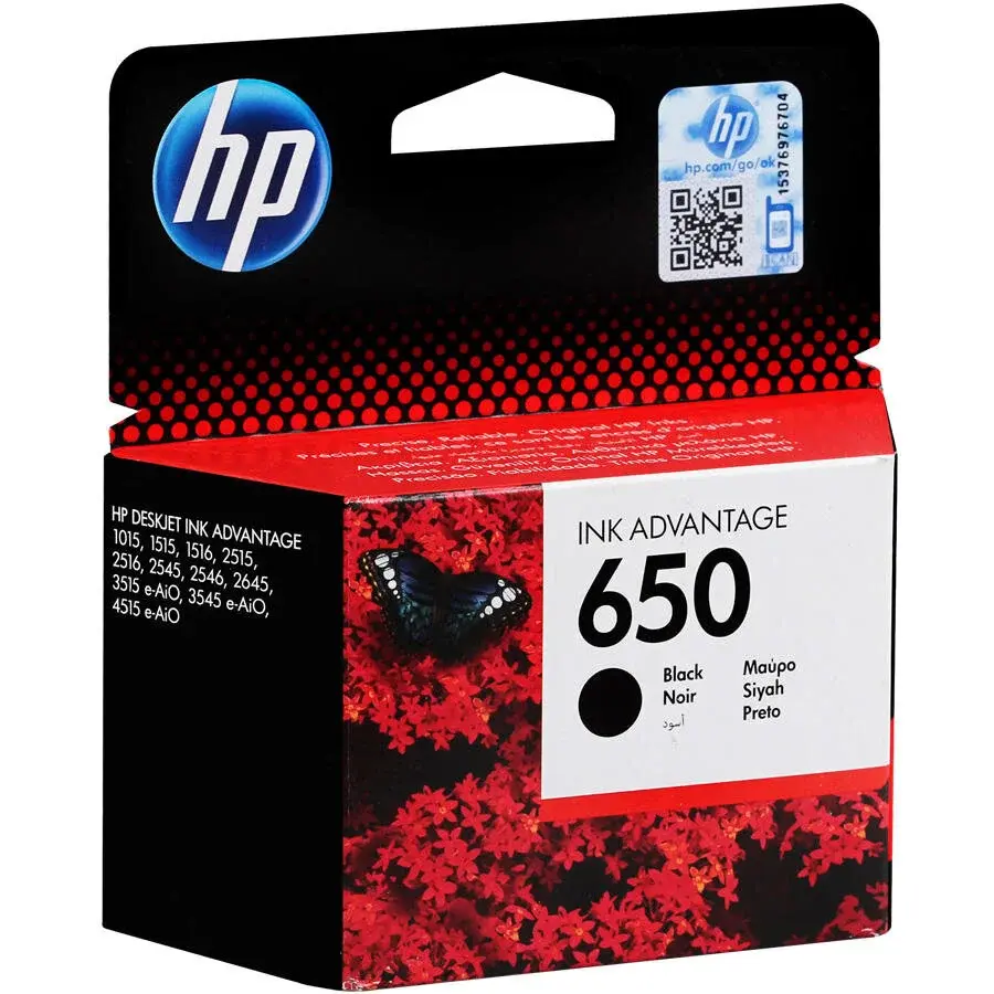 Hp CZ101AE Mürekkep Kartuş Siyah (650)