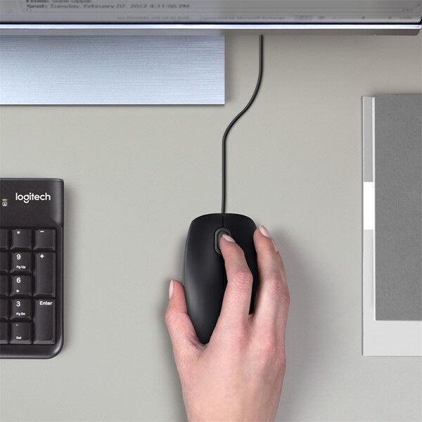 LOGITECH B100 Kablolu USB Siyah Mouse (910-003357)