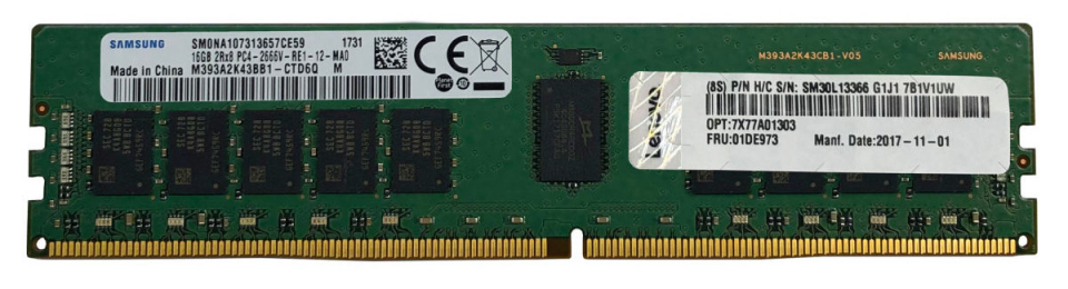 LENOVO 32GB DDR4 ECC RDIMM 3200MHz 2Rx4 SUNUCU RAM 4X77A08633