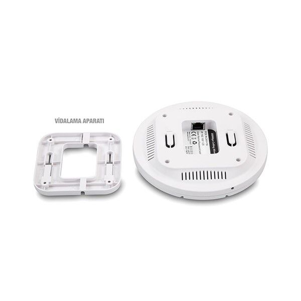 EVEREST EWiFi EAP 300mbps 1port 2.4ghz Repeater Access Point Router PoE Tavan Tipi