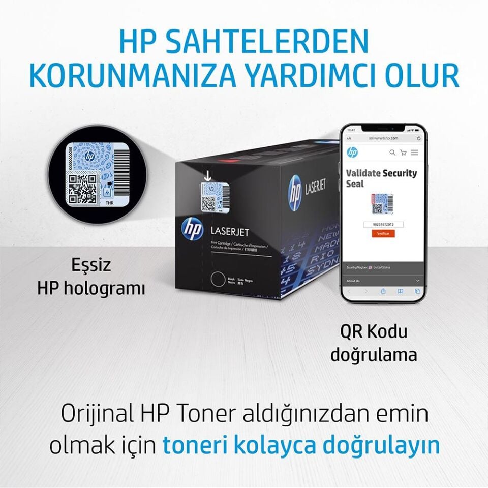 Hp W2070A Toner Kartuş Siyah (117A)