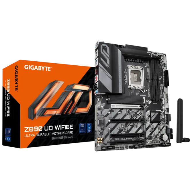 GIGABYTE Z890 UD WIFI6E DDR5 HDMI-DP TYPEC PCIE 5.0 1851p ATX
