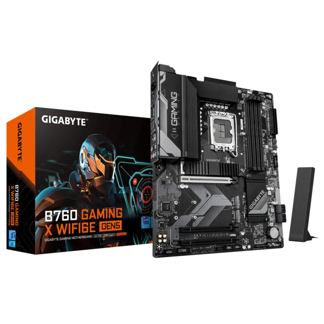 GIGABYTE B760 GAMING X WIFI6E DDR5 HDMI-DP TYPEC PCIE 4.0 1700p ATX
