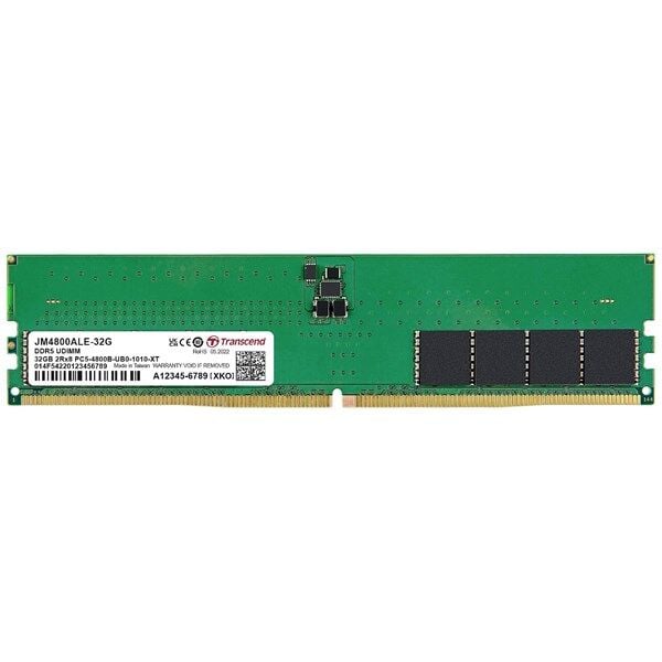 TRANSCEND 32GB DDR5 4800MHZ PC RAM VALUE JM4800ALE-32G