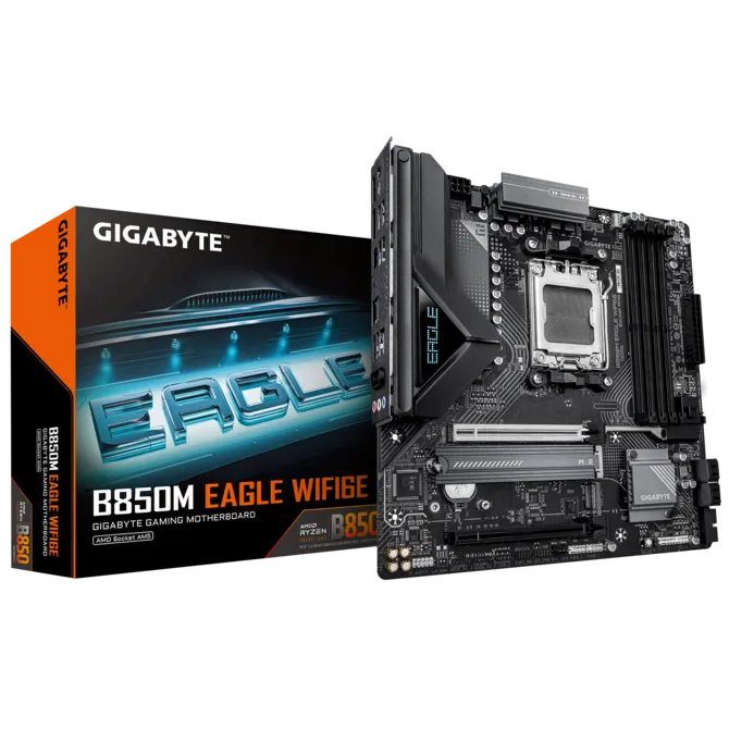 GIGABYTE B850M EAGLE WIFI6E DDR5 HDMI-DP PCIe 5.0 AM5 mATX