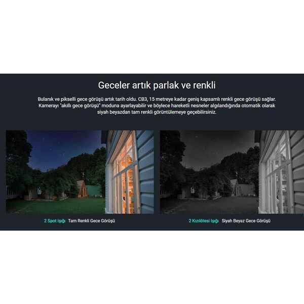 EZVIZ 2MP BULLET 2,8mm CS-CB3/SP Kablosuz IP Kamera Pilli