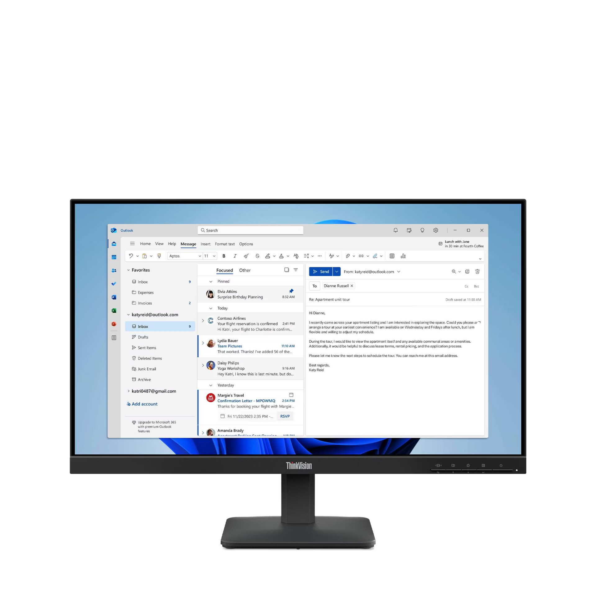 LENOVO 23.8'' IPS S24-4E 64B5KAT1TK 4MS 100hz HDMI EV Ofis Tipi Monitör (1920 X 1080)