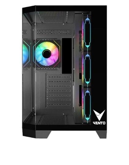 VENTO 850w 80+ BRONZE VG4204FA Panoramik Gaming EATX PC Kasası Siyah