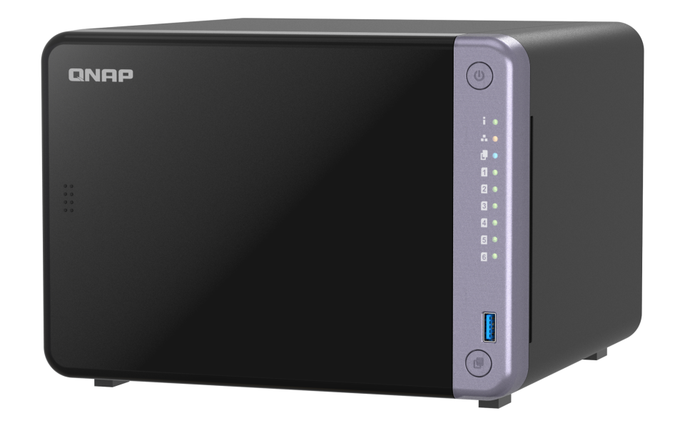 QNAP 6diskli Alpine AL524 QC-8GB RAM-2-10GbE SFP+ Nas Server TS-632X (50296)
