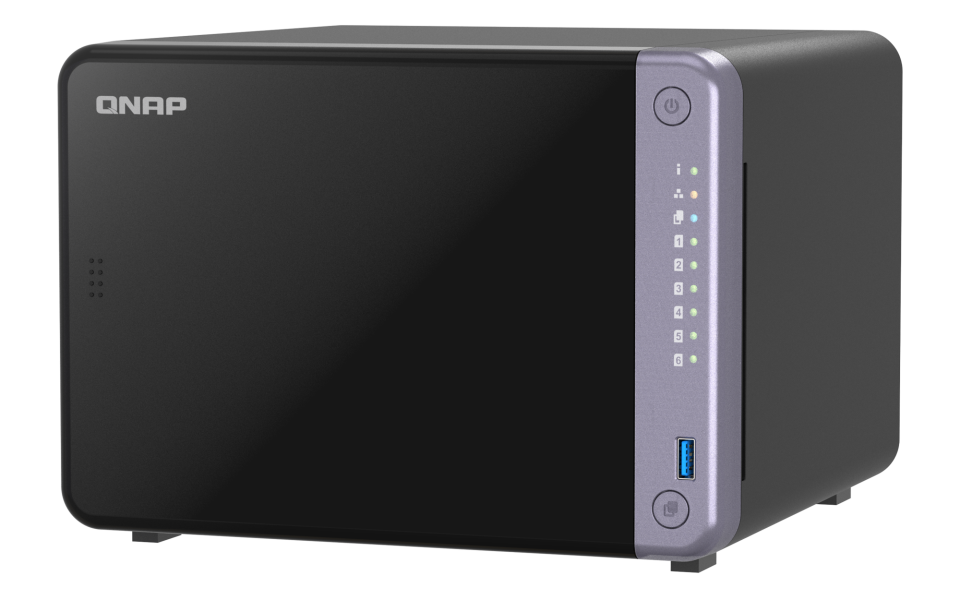 QNAP 6diskli Alpine AL524 QC-16GB RAM-2-10GbE SFP+ Nas Server TS-632X (50296)