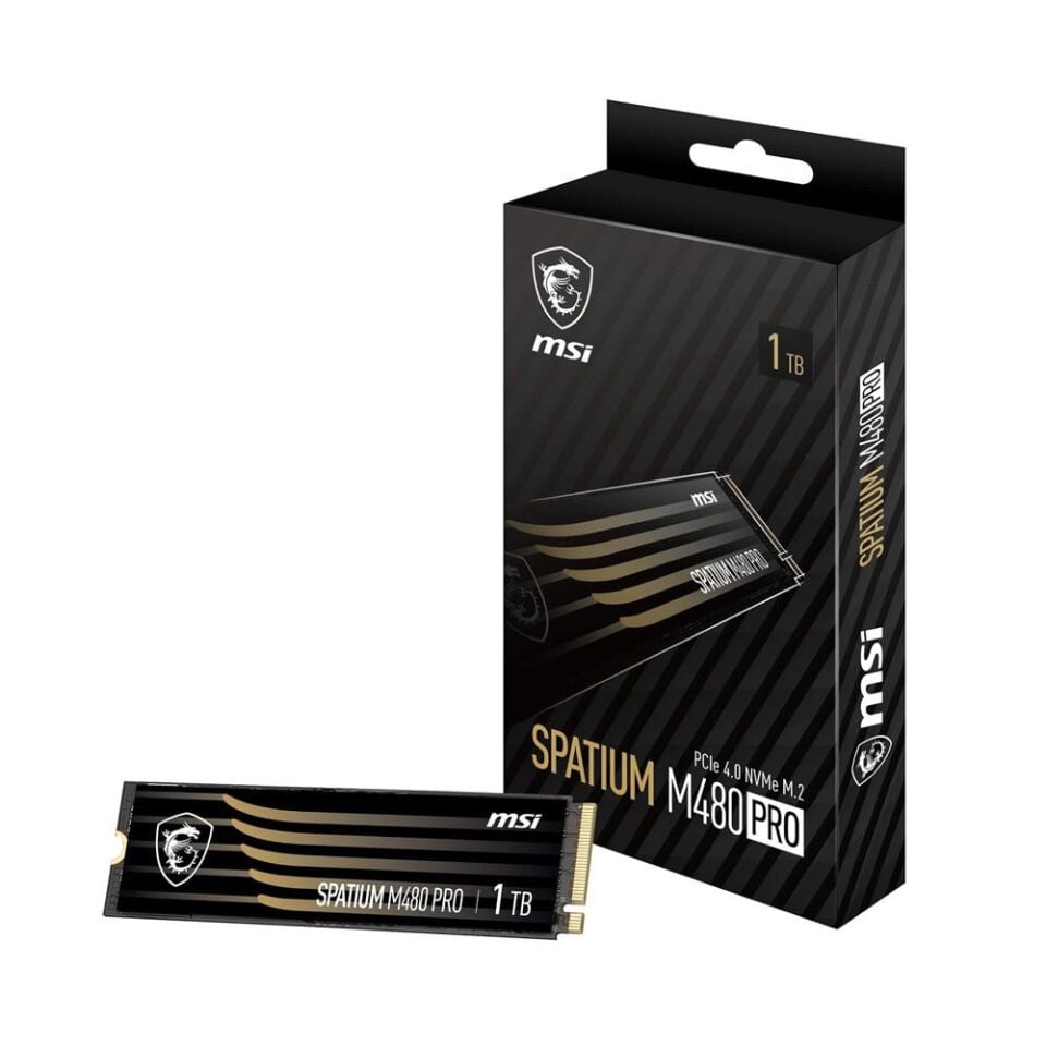 MSI SSD SPATIUM M480 PRO PCIe 4.0 NVME M.2 1TB