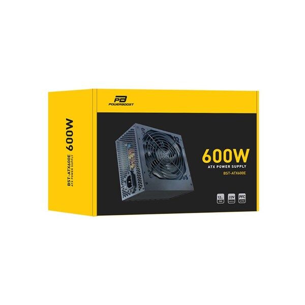 PowerBOOST 600W 80+ Bronze BST-ATX600B POWER SUPPLY