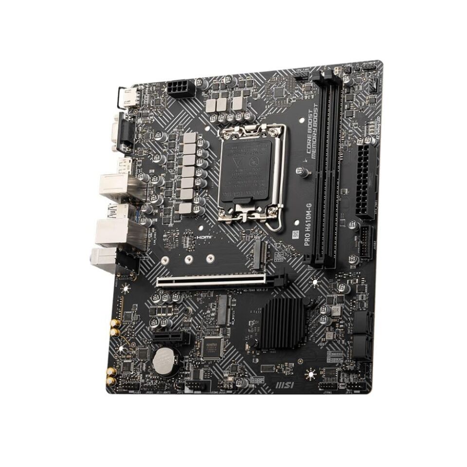 MSI PRO H610M-G DDR5 SOKET 1700 5600(OC)