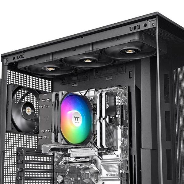 THERMALTAKE UX400 CL-P142-AL12SW-A ARGB AM5-1851P HAVA SOĞUTMALI İŞLEMCİ FANI