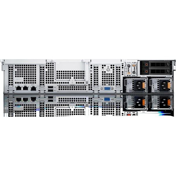 DELL 2xSilver 4410Y R760XS R760XS_1 64GB DDR5 RDIMM-2X480GB+4X960GB SSD-2x1100w Titanium 2U Rack Sunucu (50627)