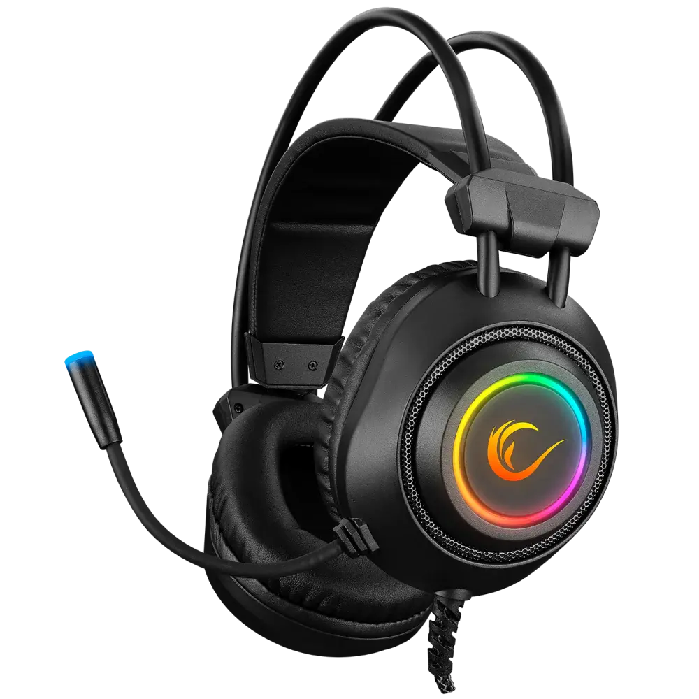 Rampage RM-K19 RAGING PLUS Beyaz RGB Gaming Mikrofonlu Oyuncu Kulaklığı
