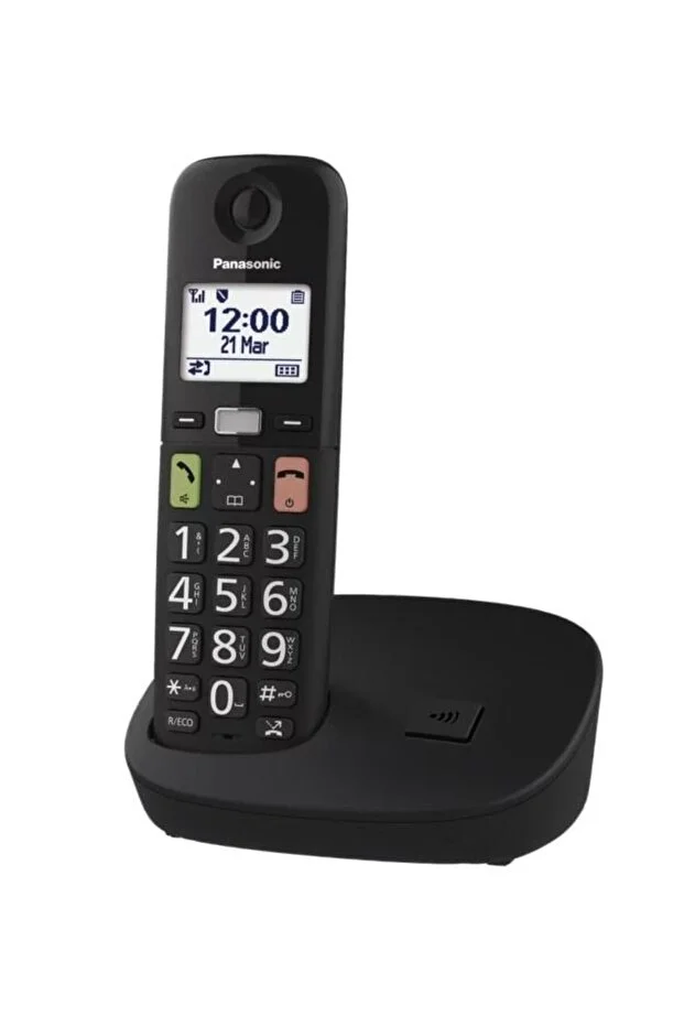 PANASONIC KX-TGU110 Kablosuz LCD Ekranlı Telefon Siyah