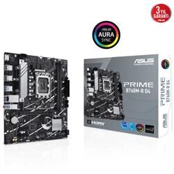 Asus PRIME B760M-R D4 Intel 1700p DDR4 5333 HDMI 2xM2 USB3.2 mATX