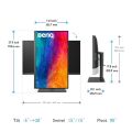 BENQ 27'' IPS PD2705U 5MS 60HZ HDMI-DP PIVOT GRAFİK TASARIM MONİTÖRÜ 3840X2160