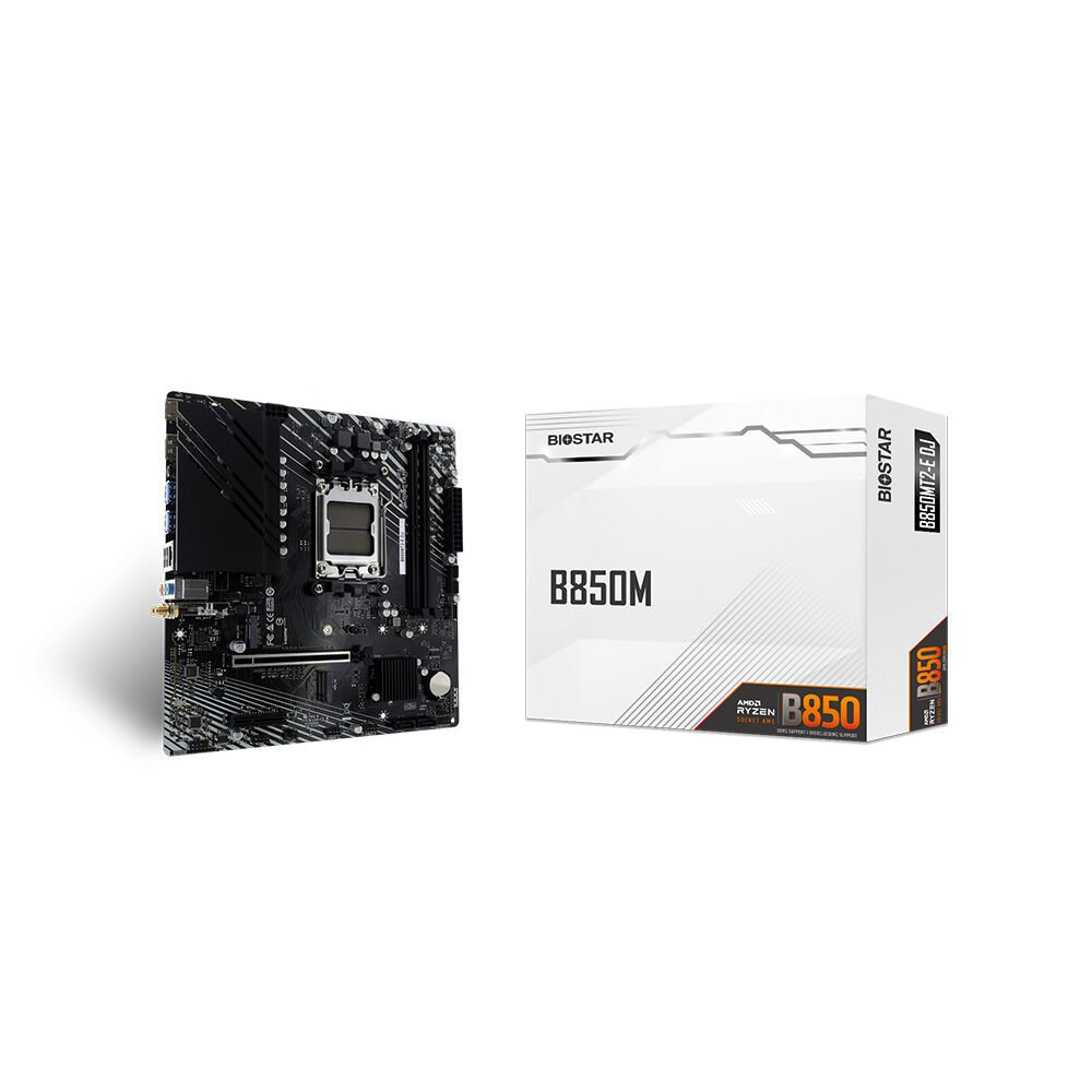 Biostar B850MT2-E DJ AMD AM5 DDR5 8000 HDMI DP 2xM2 mATX